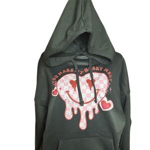 Valentine’s Day black hoodie!